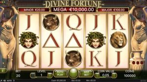 Divine Fortune Интерфейс